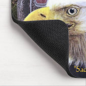 神聖な声はげイーグル&トーテムポールマウスパッド マウスパッド (コーナー)