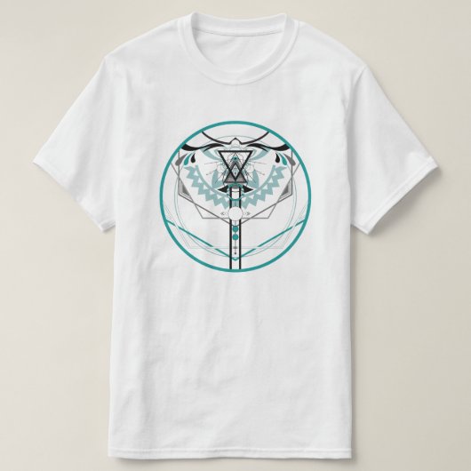 神聖な太陽の文字 Tシャツ (デザイン正面)