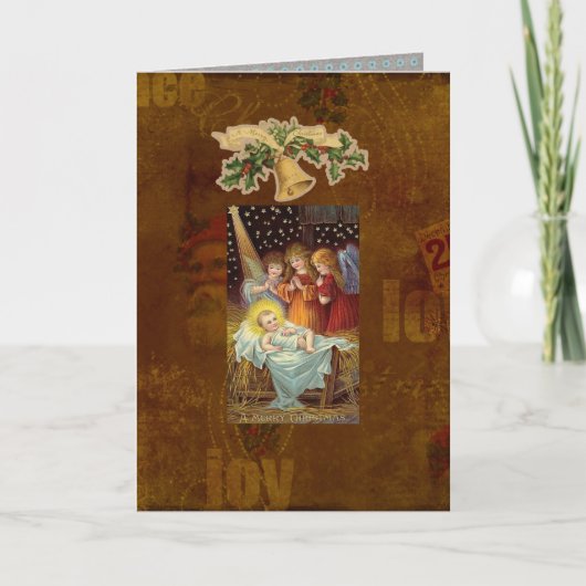 神聖な季節のクリスマスカード シーズンカード (正面)