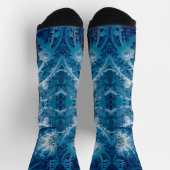 神聖な宇宙の流れ – 青い銀の対称性 ソックス (上部)