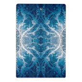 神聖な宇宙の流れ – 青い銀の対称性 ミニクリップボード (裏面)