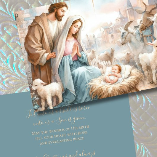 神聖な家庭絵を描の出生 シーズンカード