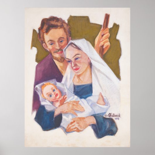 神聖な家族のクリスマス – クラネク1978プリント ポスター (正面)