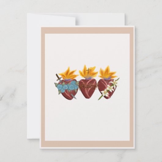 神聖な家族の祈りの言葉カード – 10パック ノートカード (正面)