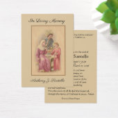 神聖な家族の葬儀悔やみや弔慰祈りの言葉神聖なカード (デスク)