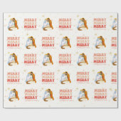 神聖な家族クリスマスラッピング紙 ラッピングペーパー (フラット)