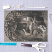 神聖な家族ヴァージンメアリーサンジョセフイエスキリスト 薄葉紙 (クラフト)