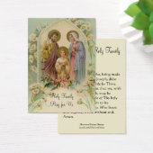 神聖な家族祈りの言葉イエスメリーセントジョセフ神聖カード (デスク)