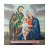 神聖な家族 タイル (正面)