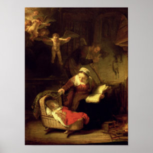 神聖な家族、c.1645 ポスター