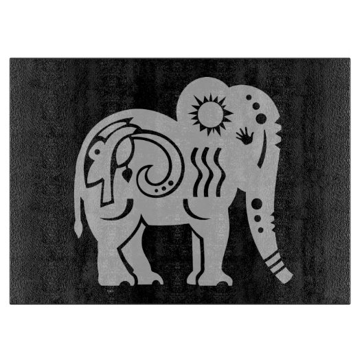 神聖な巨人（灰色）の切削ボード カッティングボード (正面)