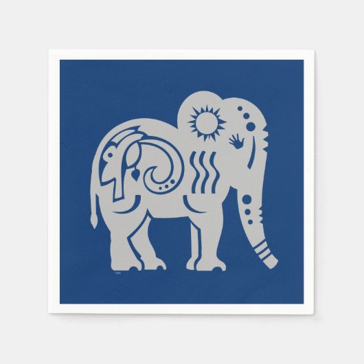 神聖な巨人（灰色）ナプキン スタンダードカクテルナプキン (正面)