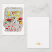 神聖な幽霊おかしなハロウィンカード ノートカード (正面/裏面)