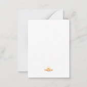 神聖な幽霊おかしなハロウィンカード ノートカード (裏面)