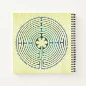 神聖な幾何学のシンボル - シャルトル迷宮 1 ノートブック (裏面)