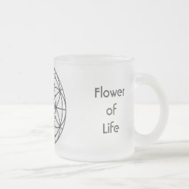 神聖な幾何学の曇らされたガラスのマグ フロストグラスマグカップ