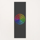 神聖な幾何学の花 ヨガマット (正面)