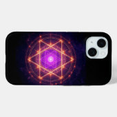 神聖な幾何学マンダラ - 宇宙内の光 Case-Mate iPhoneケース (裏面 (横))
