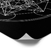 神聖な幾何学、精神的なシンボル、ヨガ ポスター (角)