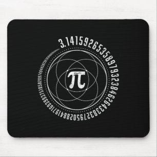 神聖な幾何学Pi数学サイエンスステム3.14 Pi日3 マウスパッド