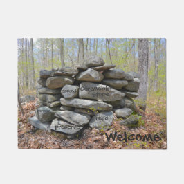 神聖な式石 ドアマット