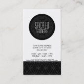 神聖な形 名刺 (正面)