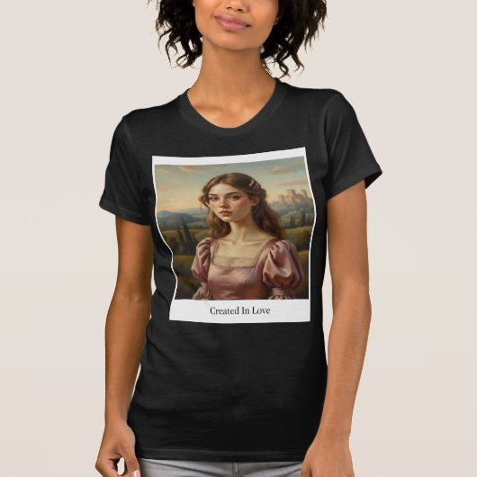神聖な愛から創造された芸術 Tシャツ (正面)