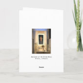 神聖な慈悲のヴィルニウスのカードの聖域空白の カード (裏面)