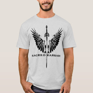 神聖な戦士のTシャツwの聖なる書物、経典 Tシャツ