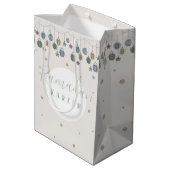 神聖な月のラマダーンKareemのギフトバッグ ミディアムペーパーバッグ (裏面アングル)