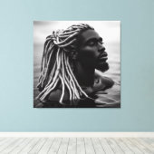 神聖な深さ キャンバスプリント (インサイチュ (ウッドフロア))