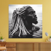 神聖な深さ キャンバスプリント (インサイチュ (リビング))