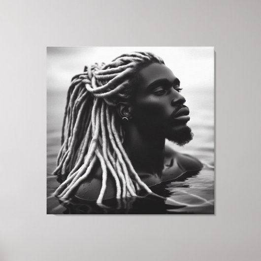 神聖な深さ キャンバスプリント (正面)