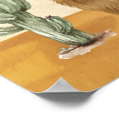 神聖な牛ボホカクタス砂漠の赤ちゃんシャワーへようこそ ポスター (角)