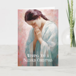 神聖な神のクリスマスカード カード