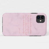 神聖な美しさ: 淡いピンクのパステル調クリスチャンケース Case-Mate iPhoneケース (裏面(横))