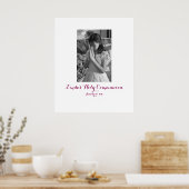 神聖な聖体署名のパーティーボードのメモリ ポスター (キッチン)