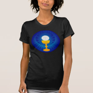 神聖な聖餐式レディースTシャツ Tシャツ