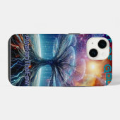 神聖な花 iPhoneケース (裏面横)