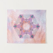 神聖な芸術的図形の垂直 タペストリー (正面(横))