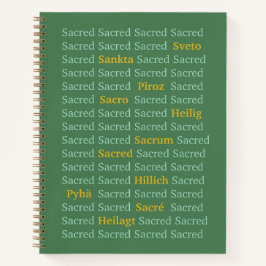 神聖な言葉 ノートブック