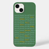 神聖な言葉 Case-Mate iPhoneケース (裏面)