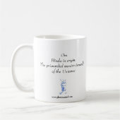 神聖な記号のマグ コーヒーマグカップ (左)