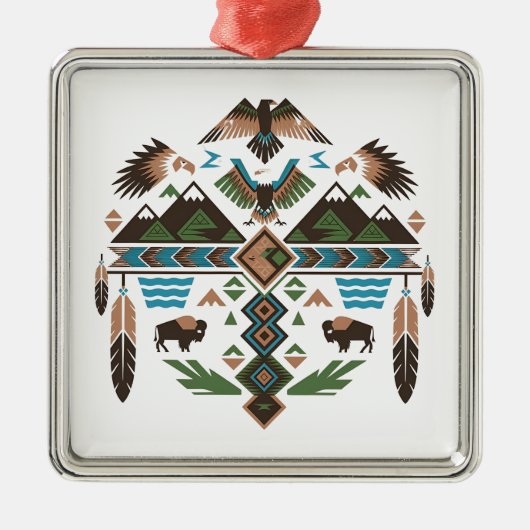 神聖な記号 メタルオーナメント (正面)