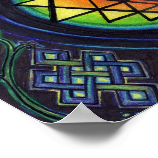 神聖な象徴 ポスター (角)