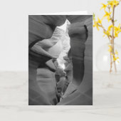 "神聖な通路"南西キャニオングリーティングカード カード (黄色い花)