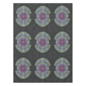 神聖な開花曼荼羅 テーブルクロス (正面)