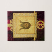 神聖な顔1249年(パネル) ジグソーパズル (横)