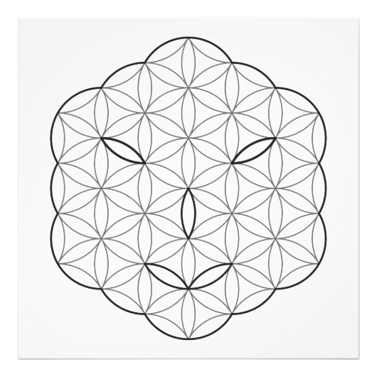 神聖な顔 – アークトリア語、Bl-Tr. フォトプリント (正面)