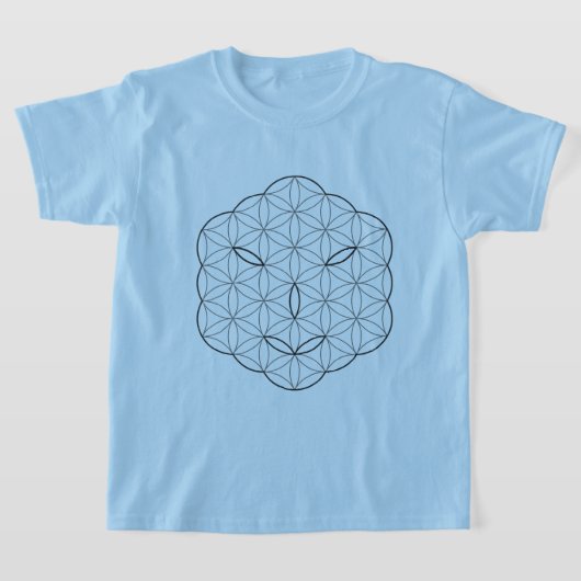 神聖な顔 – アークトリア語、Bl-Wh. Tシャツ (レイダウン)